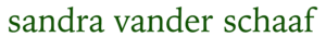 Sandra Vander Schaaf name logo